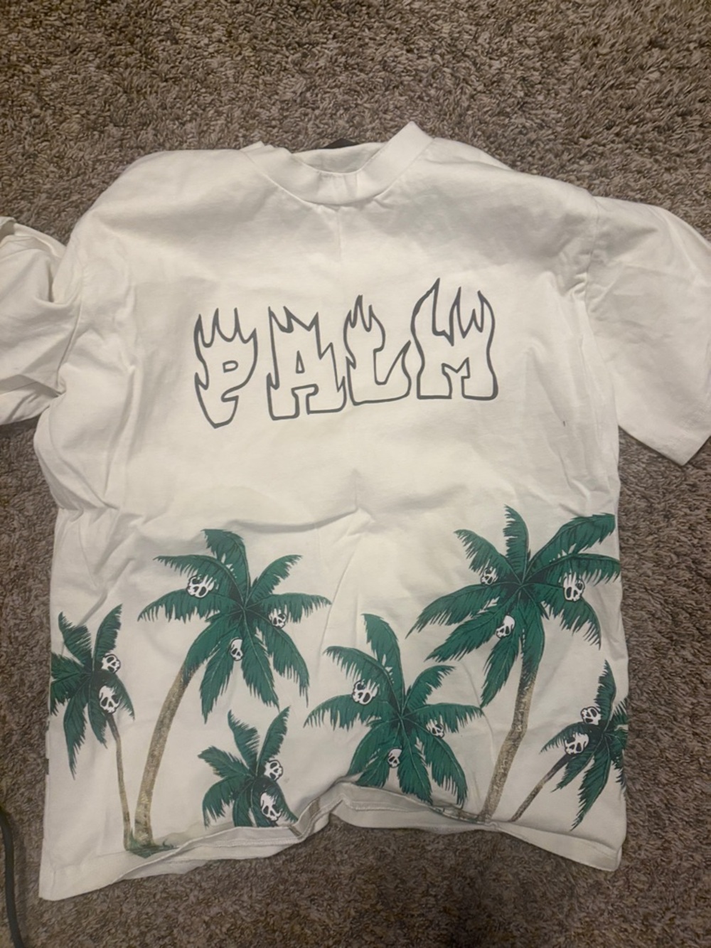 Men’s palm angels vintage skull tee